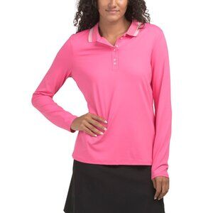 SWING CONTROL Blossom Velocity Long Sleeve Polo